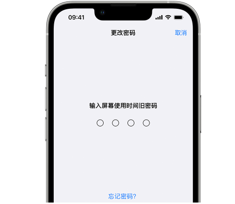 桐庐iPhone屏幕维修分享iPhone屏幕使用时间密码忘记了怎么办 