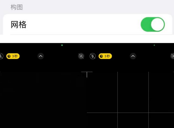 桐庐苹果手机维修网点分享iPhone如何开启九宫格构图功能